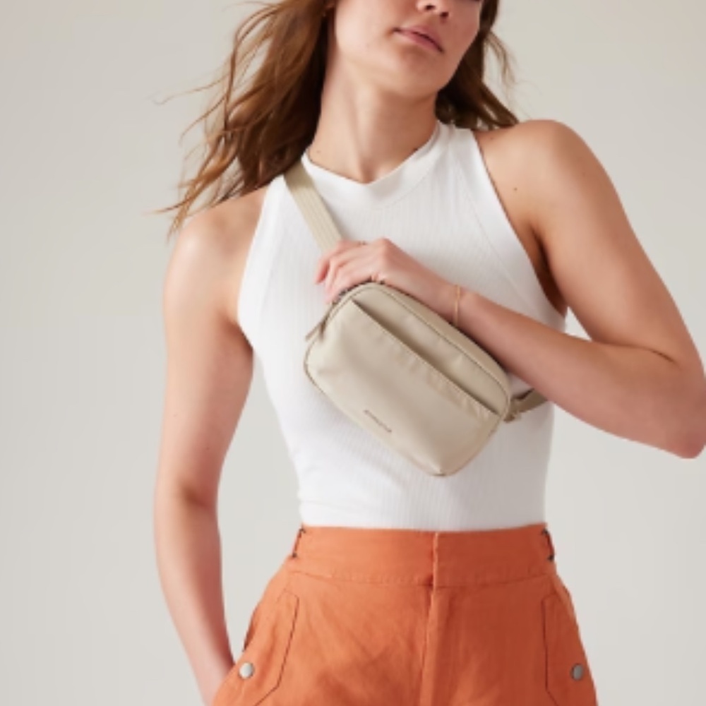 Athleta Sand All About Crossbody Belt Bag - Picture 2 of 4